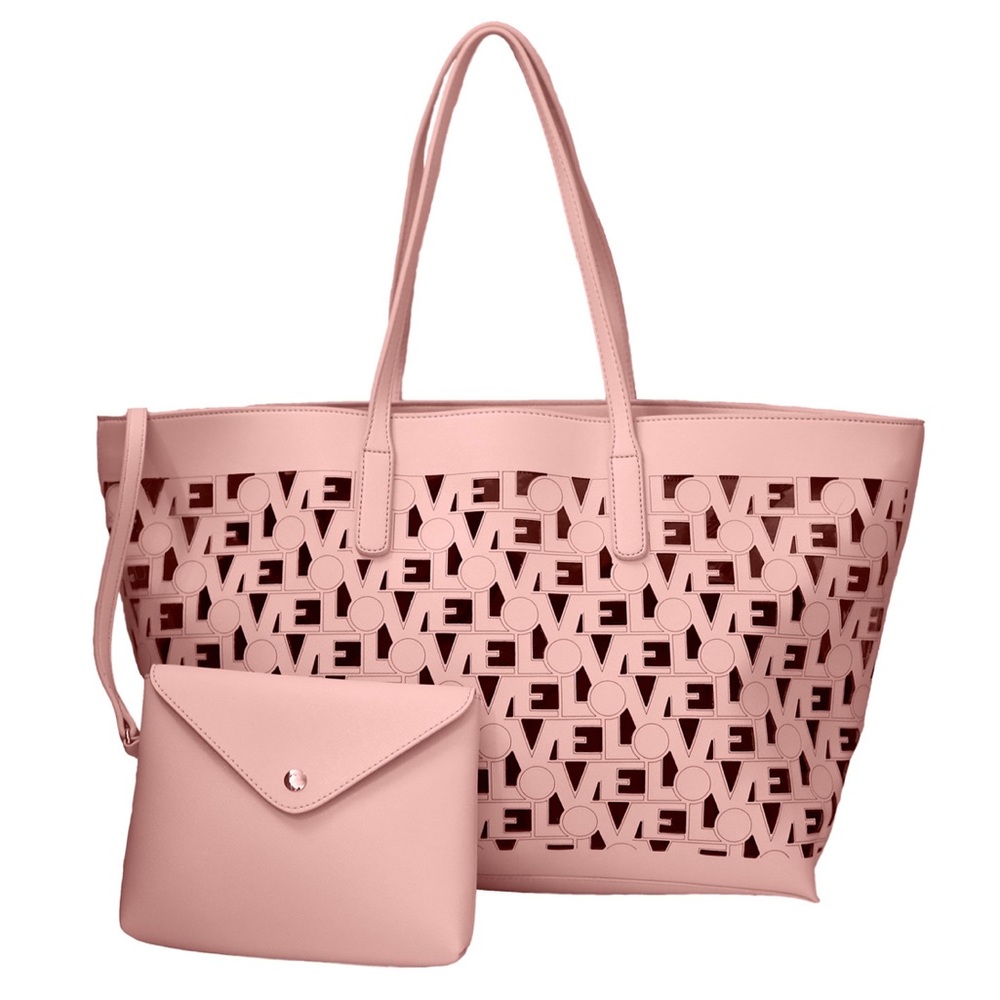 Zero negative Blush LOVE Tote